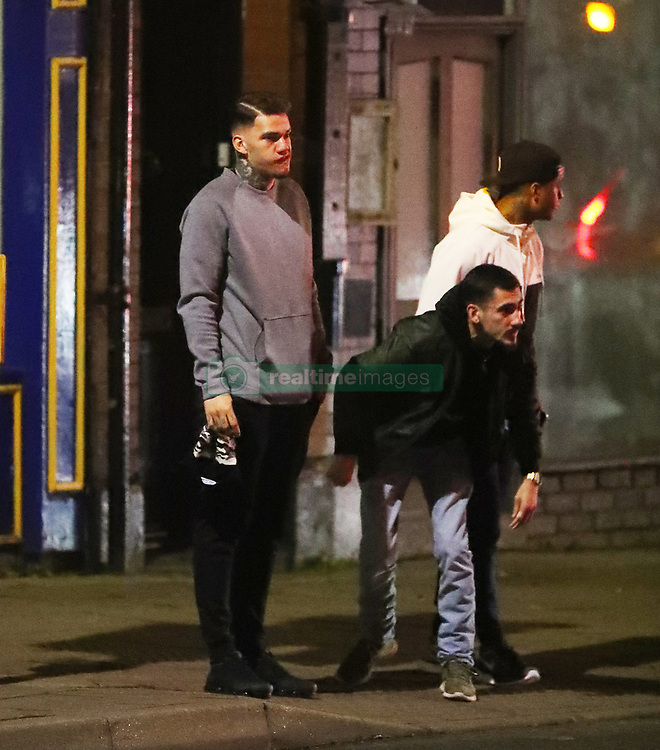 Manchester City goalkeeper Ederson has his haircut at Pascha in Alderley Edge, Cheshire