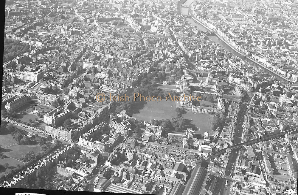 Aerial Views of Dublin.06/11/1963 Photos, Photo, Snap, Streets, Street,