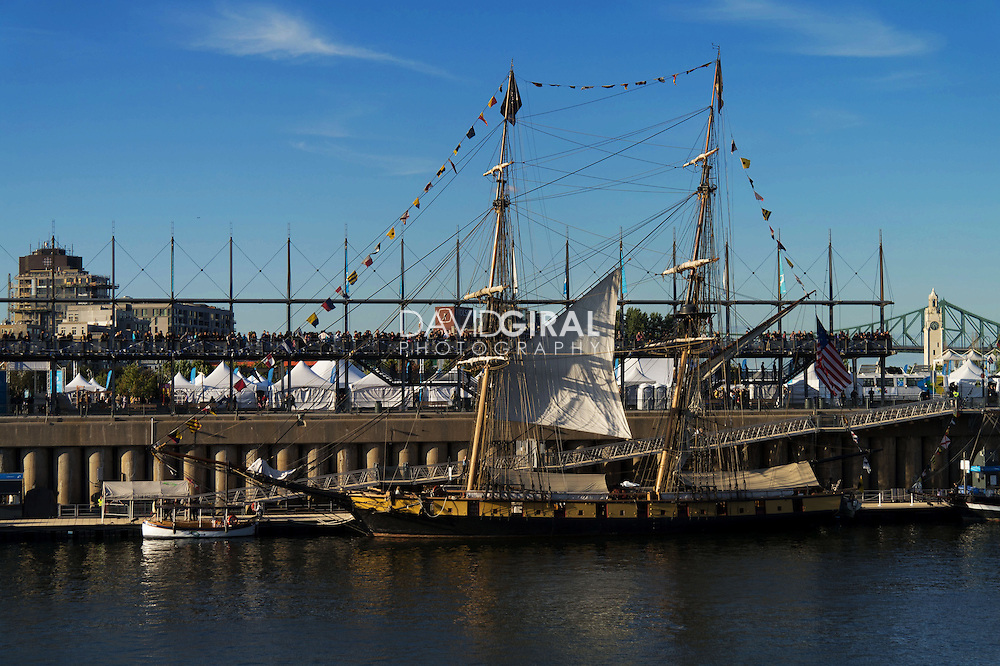 Les Grands voiliers au Vieux-Port de Montreal, Quebec, Canada