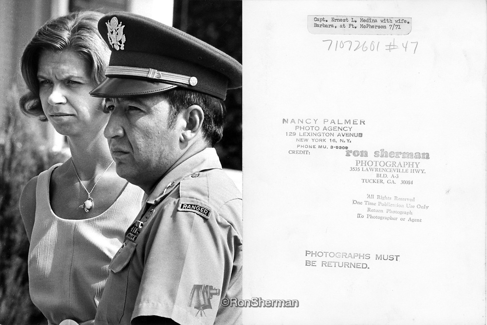 Ernest Lou Medina (born August 27, 1936) is a former captain of infantry in the United States Army. He served during the Vietnam War and was acquitted in a court-martial of war crimes charges in 1971. He was the commanding officer of Company C, 1st Battalion, 20th Infantry of the 11th Brigade, Americal Division, the unit responsible for the My Lai Massacre of 16 March 1968.<br />
<br />
In August 1971, Medina was ultimately found not guilty of all charges relating to the deaths of more than 500 South Vietnamese civilians in the massacre. His trial deliberations lasted approximately 60 minutes. Nevertheless, his military career was finished and Medina resigned from the U.S. Army shortly thereafter.