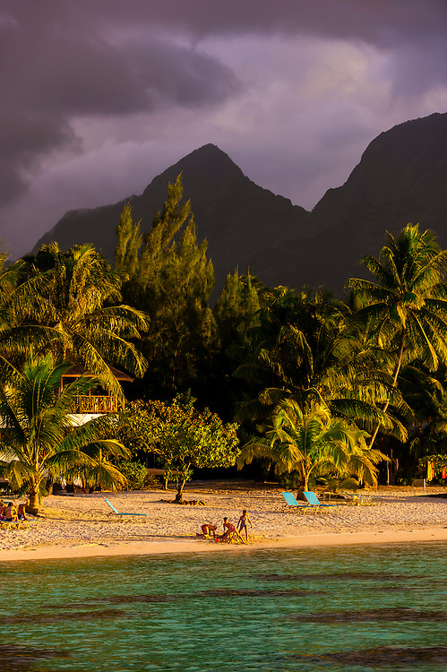 Hilton Moorea Lagoon Resort, island of Moorea, French Polynesia.