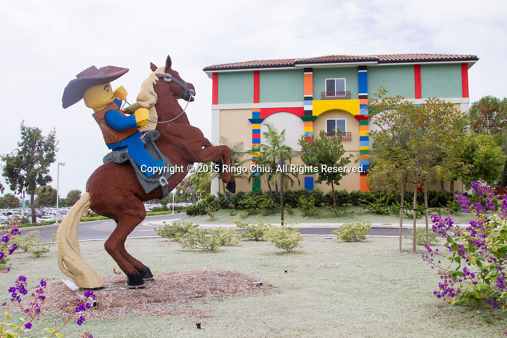 The Legoland Hotel at Legoland in Carlsbad, California. The three-story, 250-room hotel is located at the entrance of Legoland California theme park. (Photo by Ringo Chiu/PHOTOFORMULA.com)
