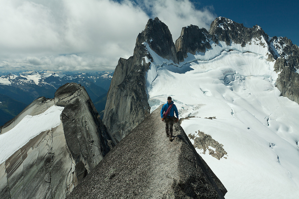 Alpine Climbing West Ridge Pigeon Spire Bugaboo Provincial Park