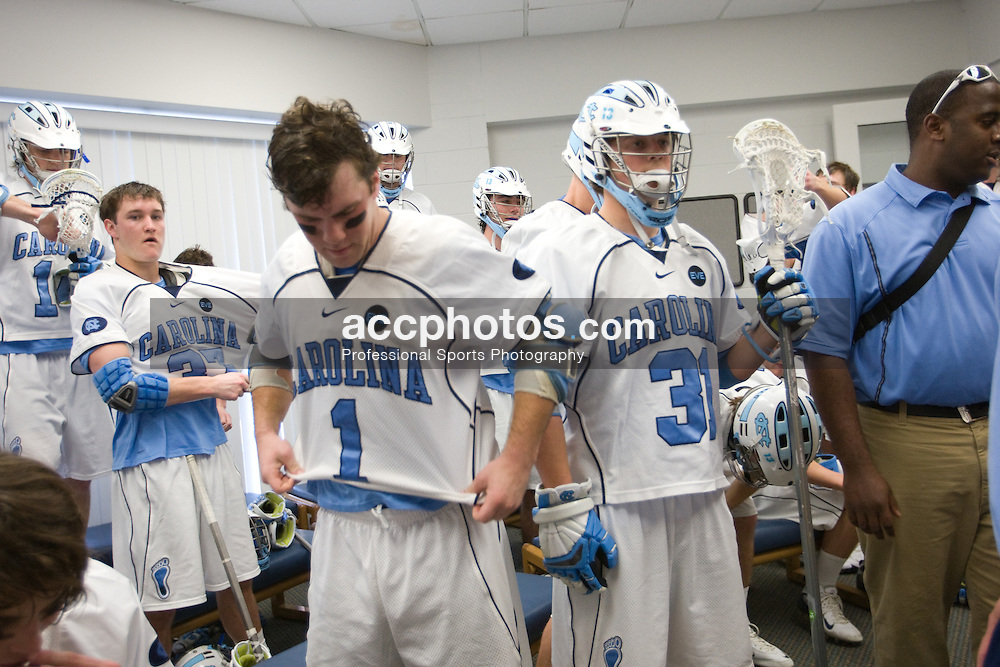 22 March 2008: North Carolina Tar Heels before playing the Maryland Terrapins at Fetzer Field in Chapel Hill, NC.