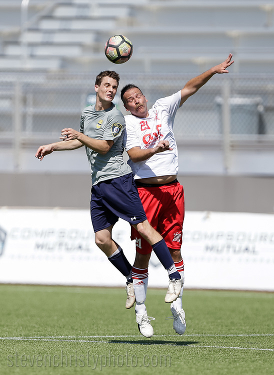 August 19, 2017: The OKC Police Department and OKC Fire Department play an exhibition match prior to the OKC Energy FC match at Taft Stadium in Oklahoma City, Oklahoma.