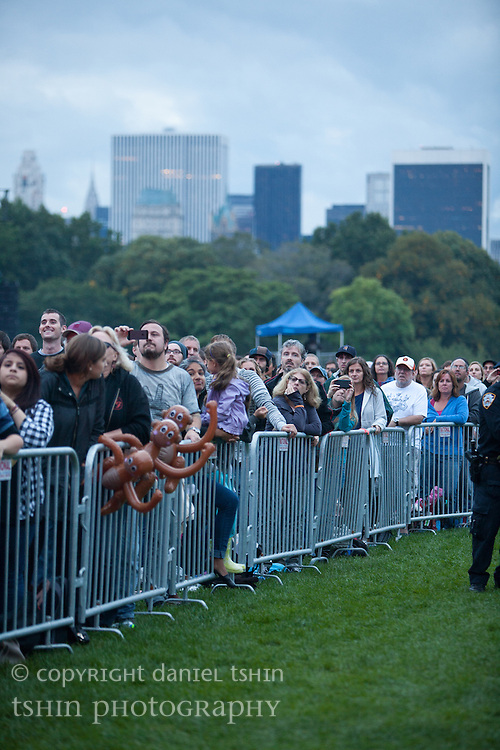 A massive, free ticketed advocacy concert aiming to put the movement to end extreme poverty in the headlines, the Global Citizen Festival featured Neil Young with Crazy Horse, Foo Fighters, The Black Keys, Band of Horses & K'Naan playing at the Great Lawn in Central Park, New York City on 29 September 2012.