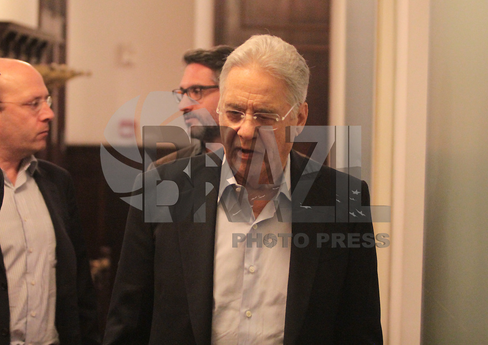 SÃO PAULO,SP, 01.10.2015 - SEMINÁRIO-SP - O Ex-Presidente da República Fernando Henrique Cardoso durante palestra " Desafios e Oportunidades do Envelhecimento Populacional"no iFHC na região central da cidade na tarde desta quinta-feira (01). ( Foto Marcio Ribeiro / Brazil Photo Press)