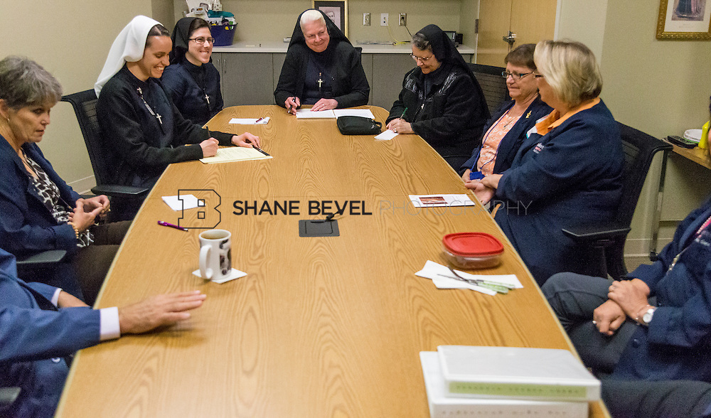 10/5/16 1:27:45 PM -- Pastoral care meeting<br />
<br />
Photo by Shane Bevel