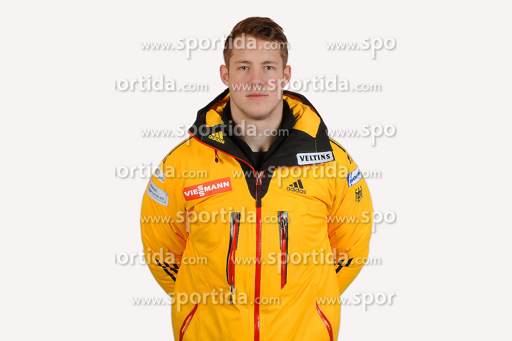 03.01.2014, Kunsteisbahn, Koenigssee, GER, BSD, Rennrodler Team Deutschland, Portrait, im Bild Robin Geueke (SC Fredeburg) // during Luge athletes of team Germany, Portrait Shooting at the Kunsteisbahn in Koenigssee, Germany on 2014/01/04. EXPA Pictures © 2014, PhotoCredit: EXPA/ Eibner-Pressefoto/ Stuetzle<br />
<br />
*****ATTENTION - OUT of GER*****