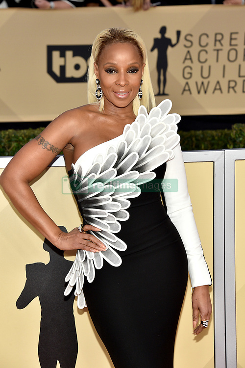 Mary J. Blige attends the 24th Annual Screen Actors Guild Awards at the Shrine Auditorium on January 21, 2018 in Los Angeles, California. Photo by Lionel Hahn/ABACAPRESS.COM