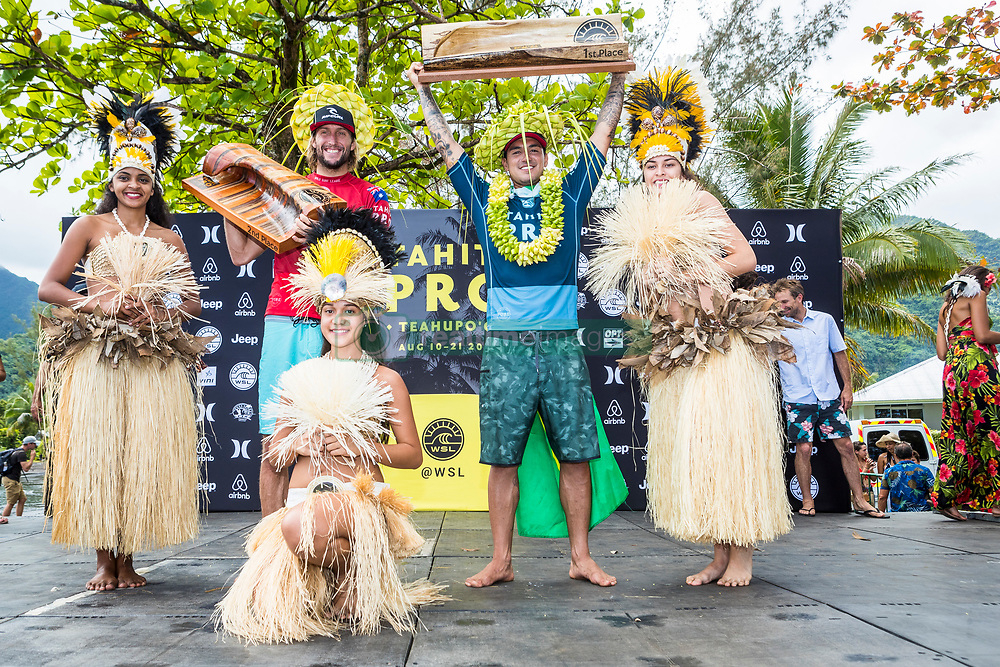 Gabriel Medina (BRA) Winner of the Tahiti Pro 2018 ,Teahupoo, French Polynesia
