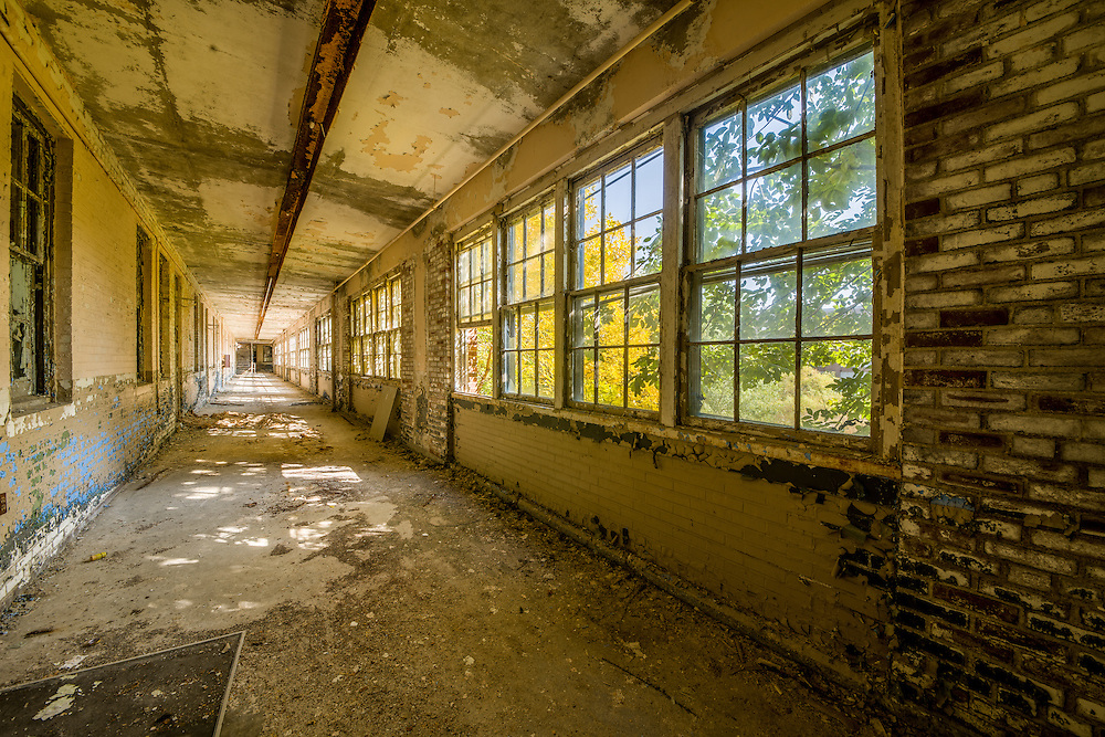 The Abandoned "White Hall" at Chanute Air Force base in Rantoul, IL.