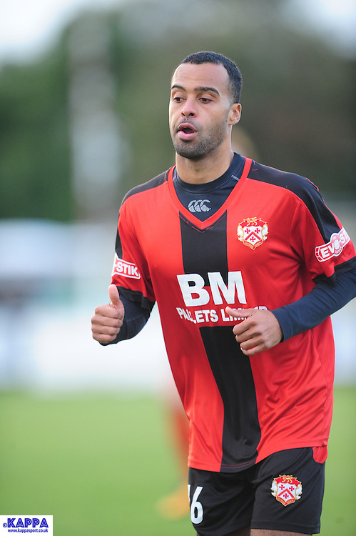 SPENCER WEIR-DALEY KETTERING TOWN, Kettering Town v Weymouth, Evostick Southern League Premier, Latimer Park Saturday 22nd October 2016<br />
Score 3-1
