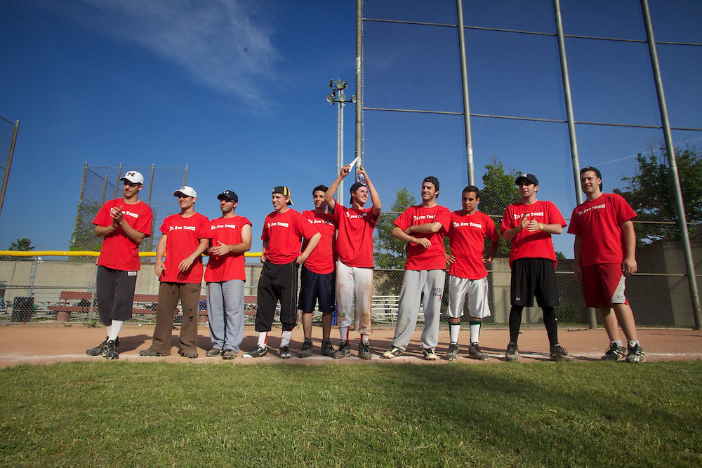 Federation CJA's FedNext campaign hosts the annual Batter Up Softball tournament at Pierre Elliott Trudeau Park in Cote Saint Luc on June 5th, 2011.