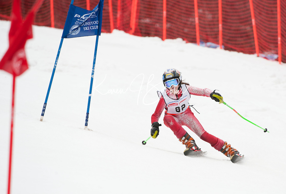 Francis Piche Invitational giant slalom for J4 at Gunstock March 17, 2012.