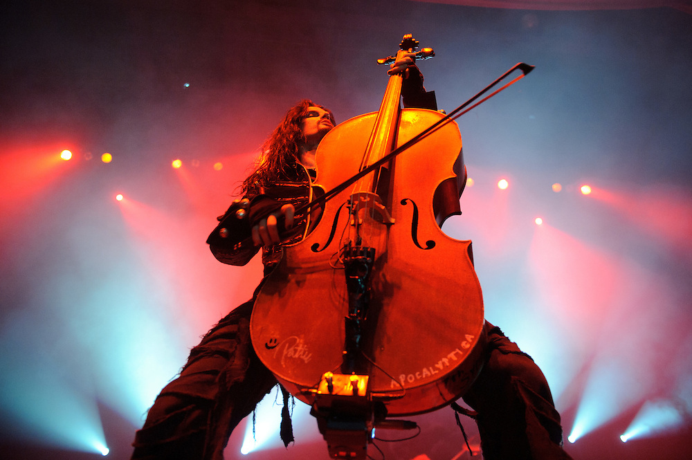 Photos of Finnish metal band Apocalyptica performing at the Pageant in St. Louis on August 31, 2010.