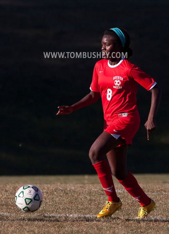 Slate Hill, New York - Goshen played Minisink Valley in a varsity girls' soccer game on Sept. 26, 2014.
