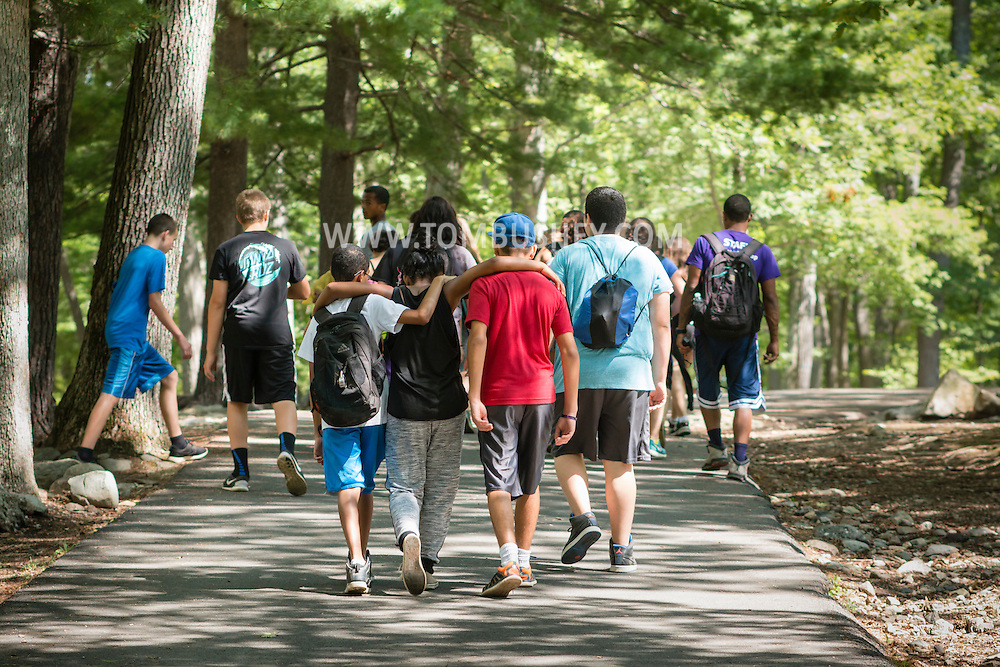 Woodbury, New York - Activities at the YMCA's Camp Discovery at Harriman State Park on Aug. 12, 2015.