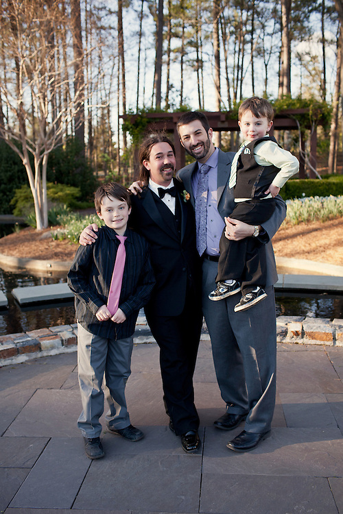 The wedding of Christel Greiner and Charlie Butchart at Sarah P. Duke Gardens in Durham, North Carolina, Saturday, April 2, 2011.
