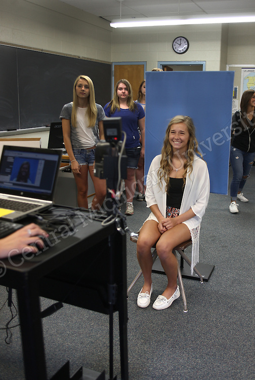 Incoming freshman attend orientation on June 13, 2014 on the campus of Central Michigan University.