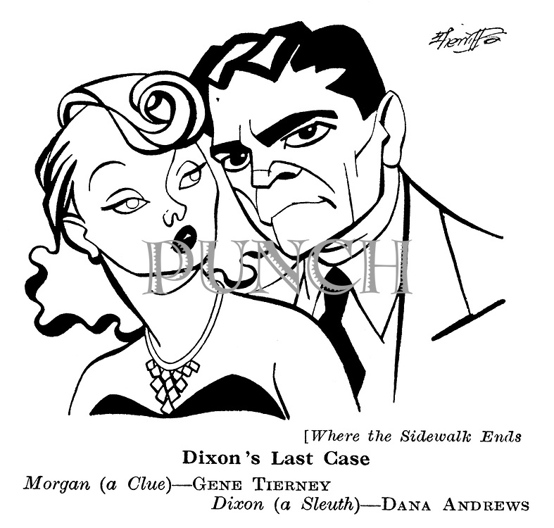 Where the Sidewalk Ends ; Dana Andrews and Gene Tierney