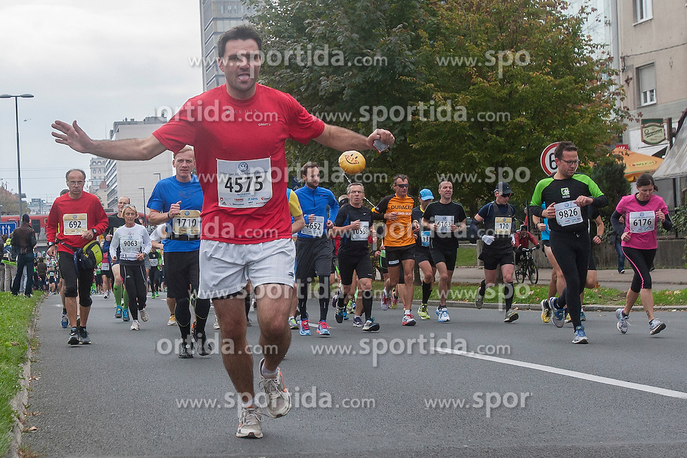 Athletes compete during 19th Ljubljana Marathon 2014 on October 26, 2014 in Ljubljana, Slovenia. Photo by Urban Urbanc / Sportida.com