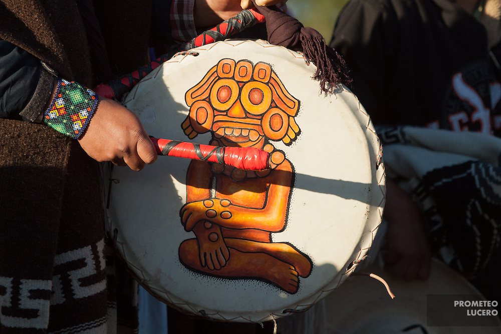 P'urépecha indigenous peoples celebrate the Fuego Nuevo (New Fire) in Nahuatzen, located in the mountain forests of Michoacan. (Photo: Prometeo Lucero)