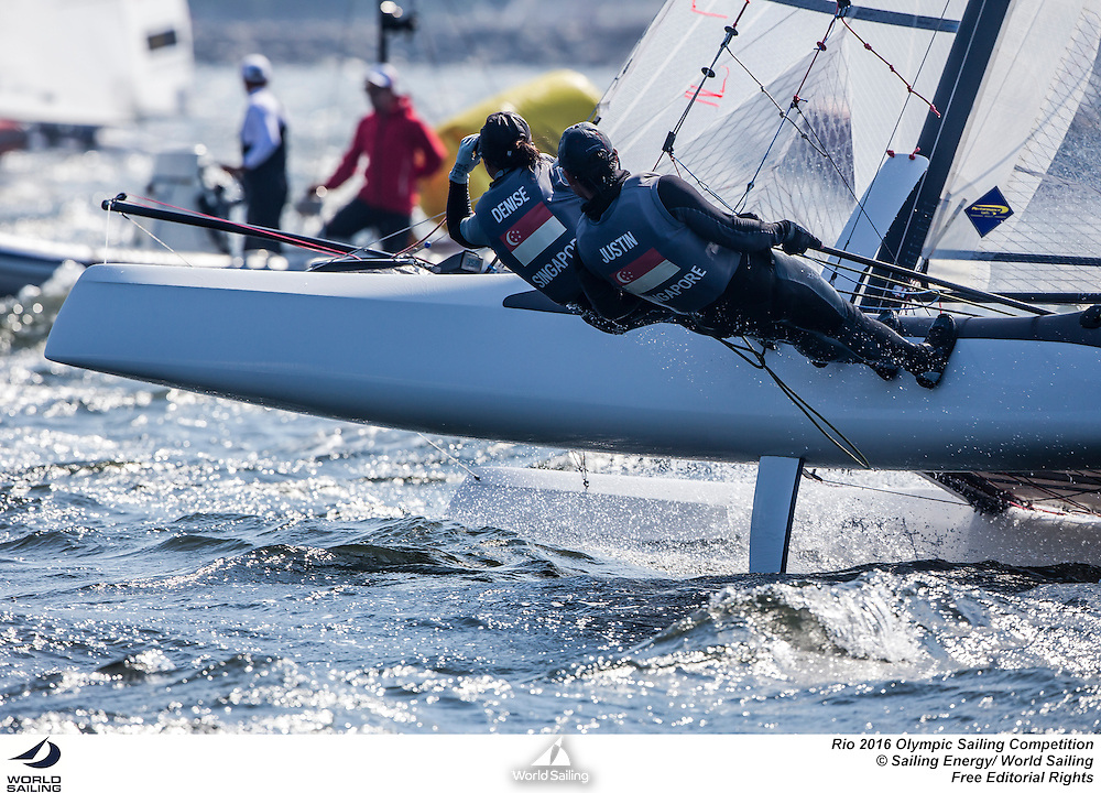 The Rio 2016 Olympic Sailing Competition features 380 athletes from 66 nations, in 274 boats racing across ten Olympic disciplines. Racing runs from Monday 8 August through to Thursday 18 August 2016 with 217 male and 163 female sailors racing out of Marina da Gloria in Rio de Janeiro, Brazil. Sailing made its Olympic debut in 1900 and has been a mainstay at every Olympic Games since 1908. For more information or requests please contact Daniel Smith at World Sailing on marketing@sailing.org or phone +44 (0) 7771 542 131.