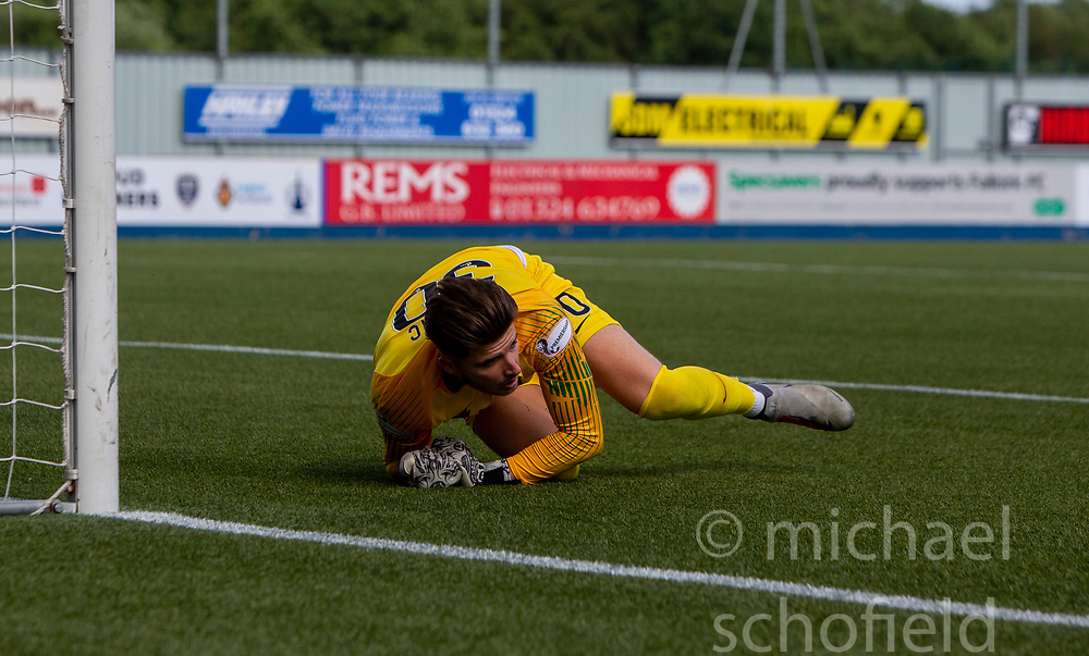 Livingston keeps Matija Sarkic after Falkirk's Lewis Toshney misses the last penalty to give Livingston the win. Falkirk 1 v 1 Livingston, Livingston win 4-3 on penalties. BetFred Cup game played 13/7/2019 at The Falkirk Stadium.