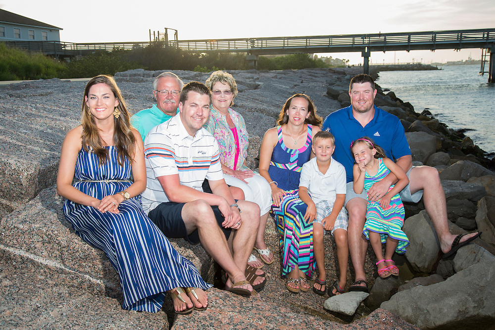 Images from a Family Beach portrait session by Tim Burdick photography in Port Aransas, Texas