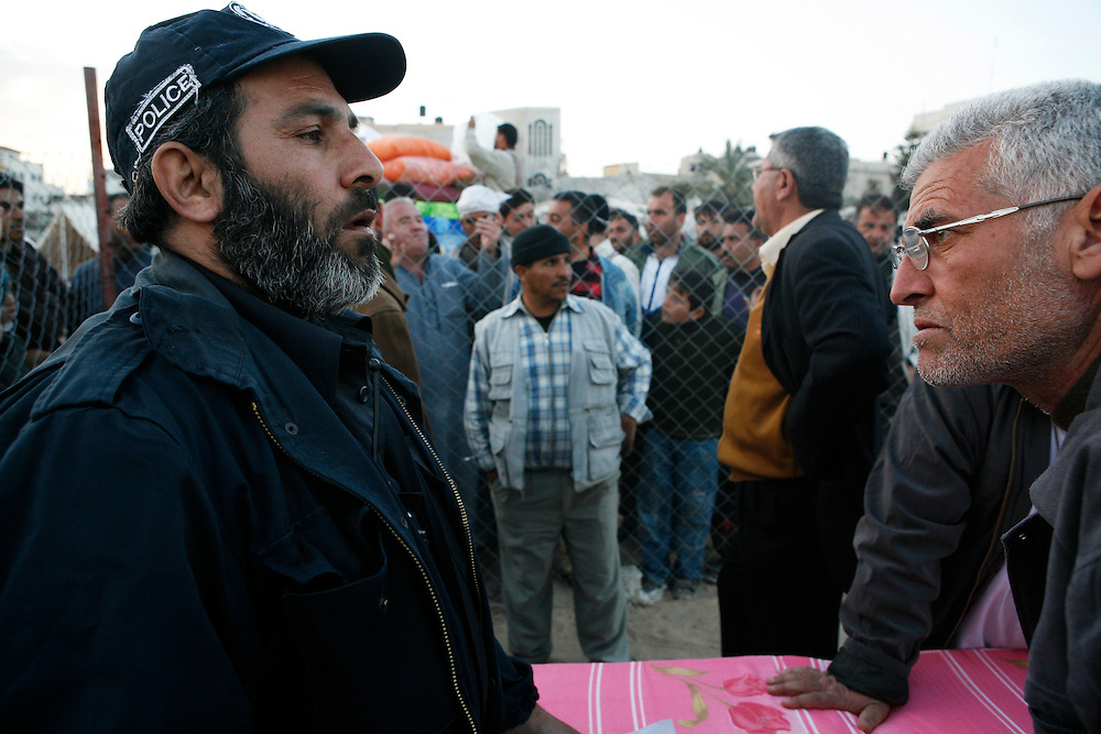 In the midst of their ongoing siege of the Gaza Strip, on 27 December Israel launched attacks by air, land and sea against the 1.5 million Palestinians of Gaza. The attacks, said to put an end to homemade rocket fire from armed groups in Gaza into Israel, left more than 1,300 Palestinians killed, the majority of whom were civilians including almost 450 children. Thousands of homes and businesses were also destroyed throughout the territory.///Blankets and mattresses are handed out to Palestinians whose homes were destroyed in Israeli attacks in the Gaza Strip.