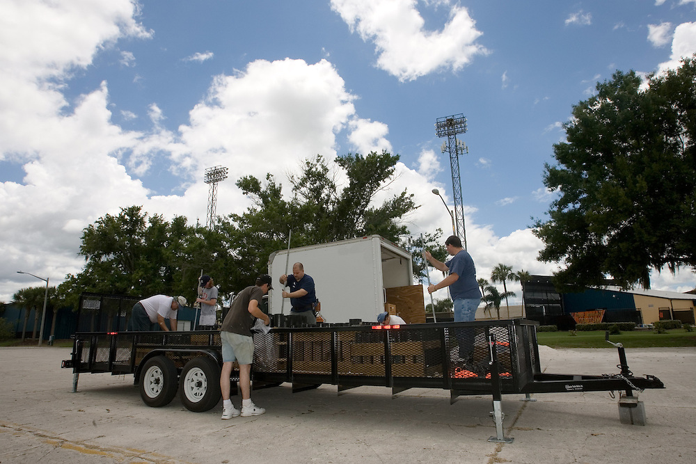 Bell's Fireworks Display at Lakeland, Florida's Marchant Stadium also known as Tiger Town in June 2006. PHOTO/SCOTT AUDETTE