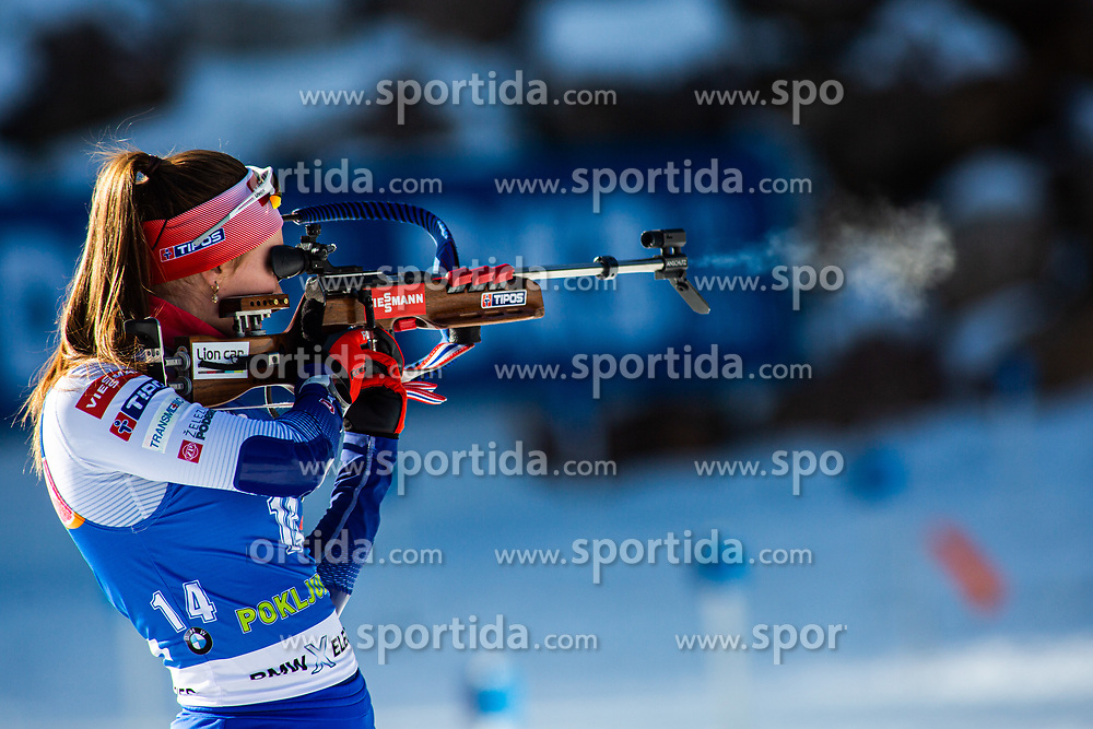 Ivona Fialkova (SVK) during the Women 15 km Individual Competition at day 2 of IBU Biathlon World Cup 2019/20 Pokljuka, on January 23, 2020 in Rudno polje, Pokljuka, Pokljuka, Slovenia. Photo by Peter Podobnik / Sportida