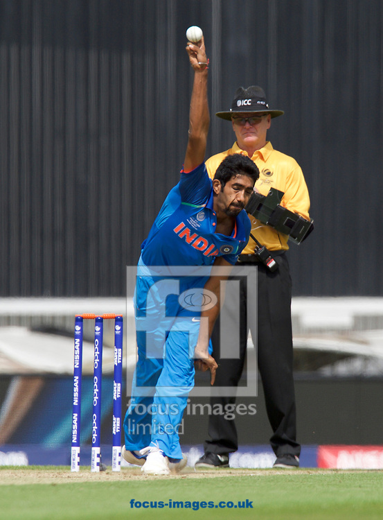Bowler Jasprit Bumrah of India during the 2017 ICC Champions Trophy warm up match at the Kia Oval, London<br />
Picture by Alan Stanford/Focus Images Ltd +44 7915 056117<br />
28/05/2017