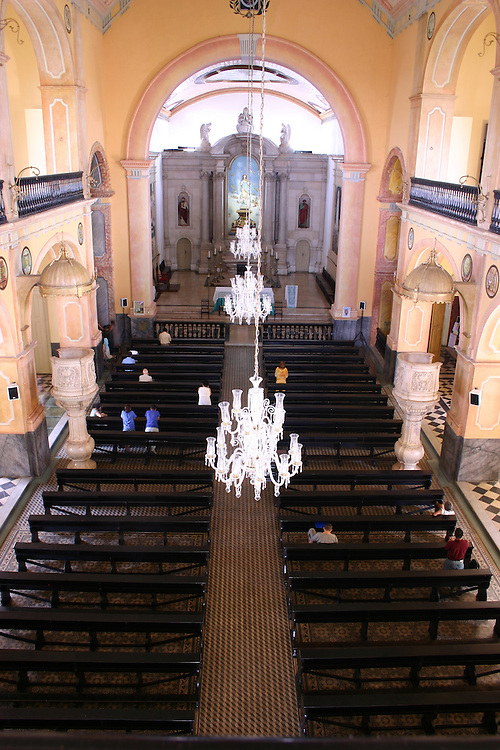 Manaus_AM, Brasil. ..Na foto o interior da Igreja Matriz Nossa Senhora da Conceicao em Manaus, Amazonas...Inside the Mother Church Nossa Senhora da Conceicao in Manaus, Amazonas...Foto: JOAO MARCOS ROSA / NITRO.
