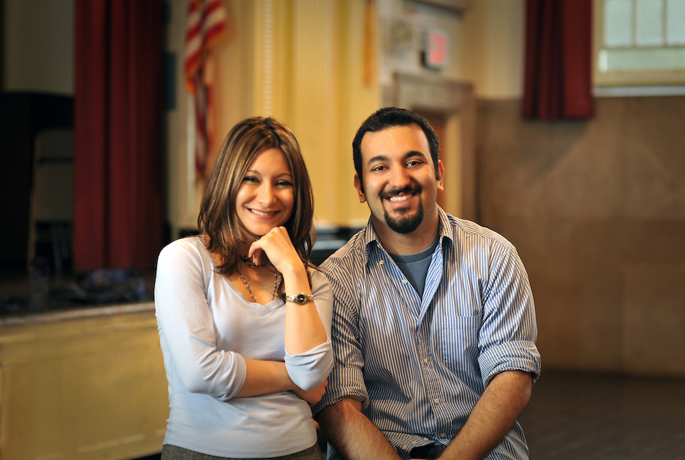 Dina and Daniel Nayeri present and sign books at P.S. 122 in Astoria, Queens Education photographer, New York City