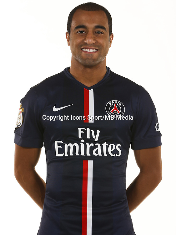 Lucas MOURA - 07.10.2014 - Portrait Officiel - Paris Saint Germain -<br />
Photo : Gavelle / PSG / Icon Sport